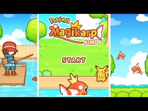 Видео: Сегодня вышла новая мобильная игра Pok Mon Magikarp Jump