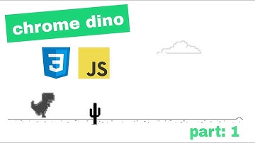 Making chrome dinosaur game using HTML, CSS and JavaScript (Part 1)