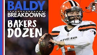 Analyzing Baker Mayfield's Top 13 Throws of 2018 | Baldy Breakdowns