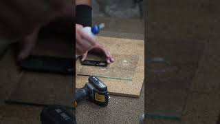 How to Drill Glass Without Breaking It! #GlassDrilling #ASMR #Shorts