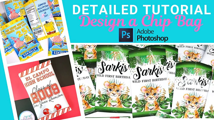 Photoshop 101 - How to Design a Party Favor Chip Bag