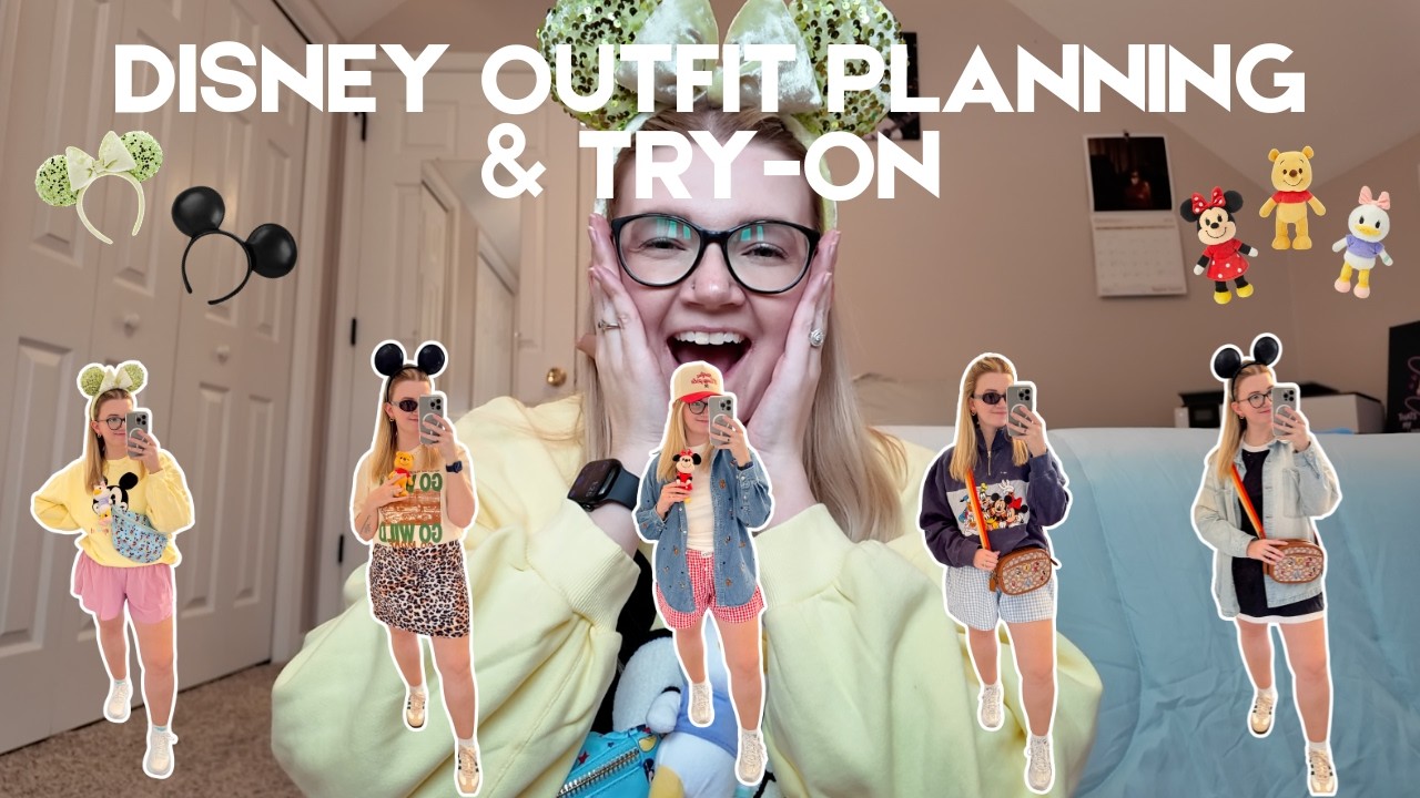 DISNEY OUTFIT PLANNING + TRY-ON 🏰 🎀 | disney outfit inspo, try-on, February 2026 🌟