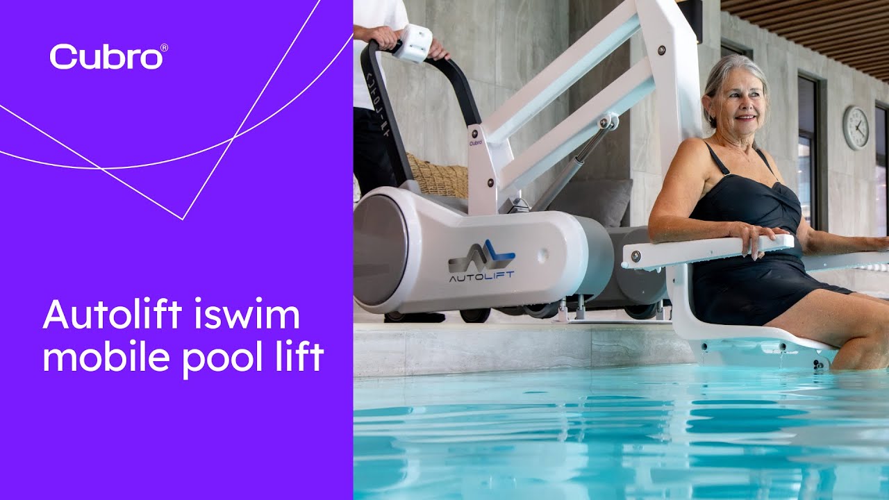Autolift i-swim mobile pool lift