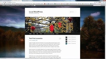 Demonstration of the Simple Full Screen Background Image plugin
