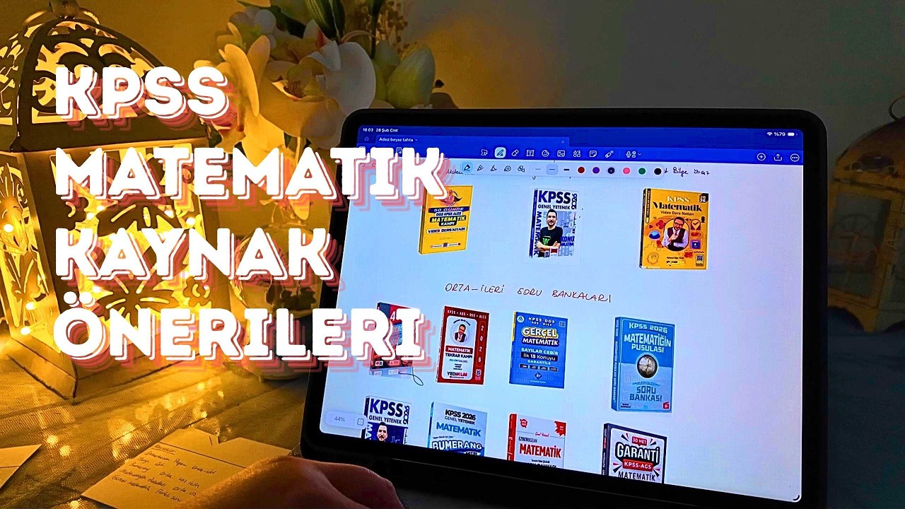 Matematikçi Gözüyle KPSS Matematik Kitap Önerileri | Seviye Seviye Anlattım 📚