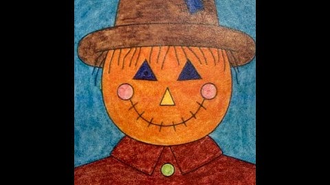 How to Draw a Scarecrow Face