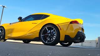 Sound Clip 2021 Toyota Supra - Boostlogic Downpipe Revs