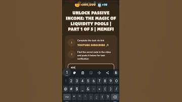 Unlock Passive Income: The Magic of Liquidity Pools | Part 1 of 5 | MemeFi
