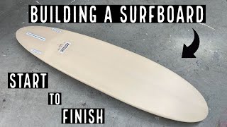 MIDLENGTH surfboard build TIME LAPSE