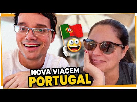 CHEGAMOS EM PORTUGAL! INICIO DA VIAGEM NA PRAIA DE CASCAIS #MalaFeita