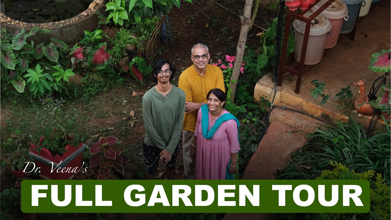Full Video | Dr. Veena Kumara Adi's Inspiring Home Garden Tour in Davangere