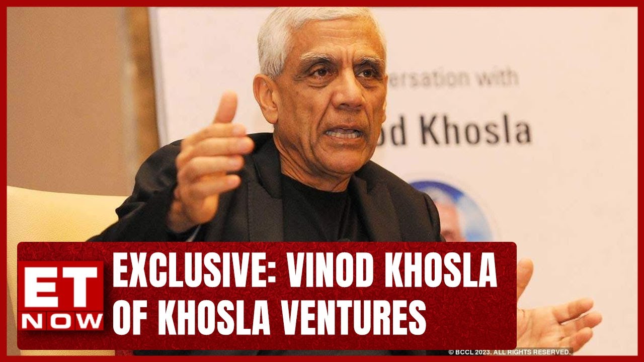 Silicon Valley Investor Vinod Khosla Of Khosla Ventures Exclusive On ET ...