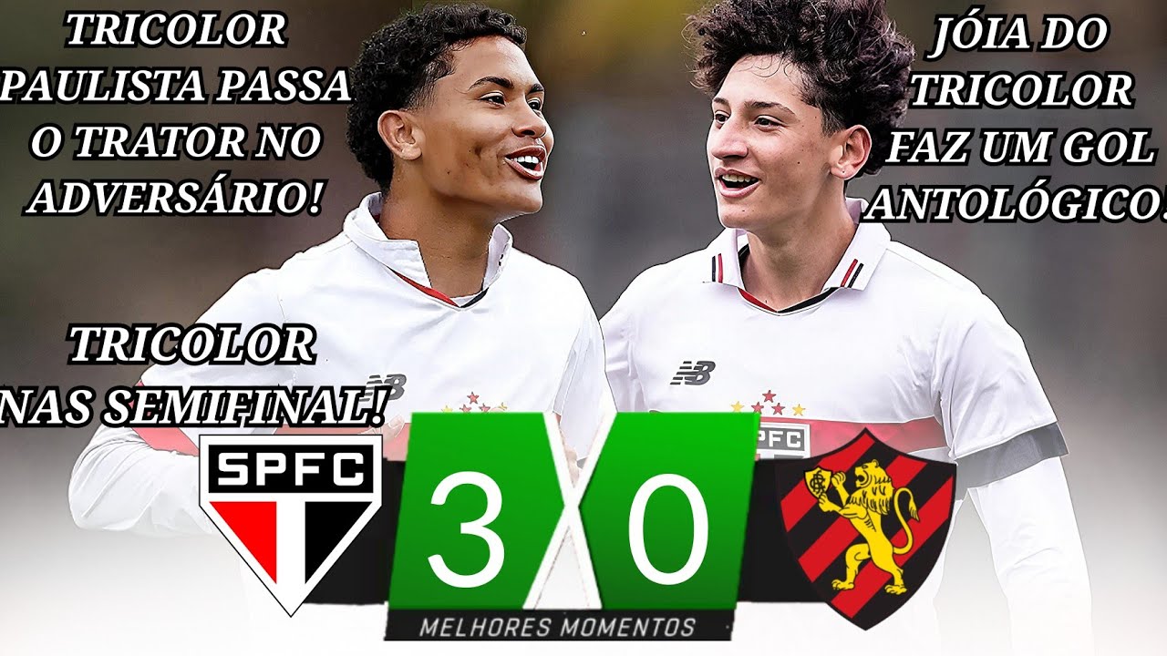 São Paulo 3 x 0 Sport | Gols e Melhores Momentos | Quartas de Finais ...