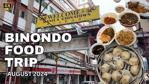 [4K] EPIC BINONDO FOOD CRAWL: Must-Try Street Food and Hidden Gems in Manila