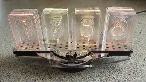 LED-Nixie 4 digits  DIY-KIt solderfree