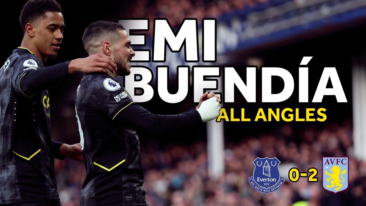 ALL ANGLES | Emiliano Buendia Goal Vs Everton | 