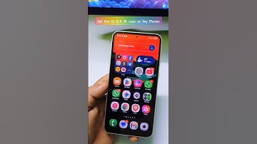 Download One Ui 8.5 3D-pictogram voor alle Android-telefoons 🔥🔥