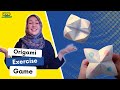 Origami exercise game  noor kids crafters  diy for muslim kids