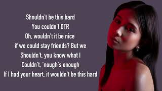 NIKI & Rich Brian - Shouldn't Couldn't Wouldn't [Full HD] lyrics