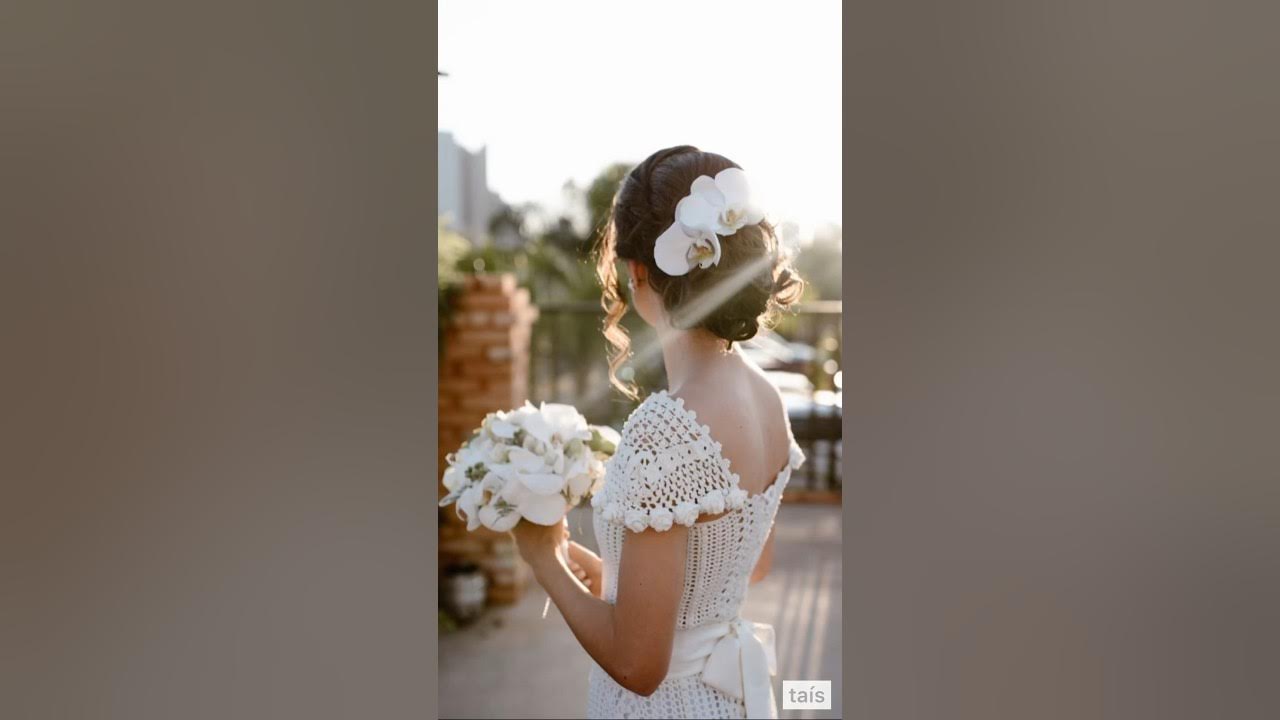 Inspiração - Vestido de crochê 👰🏻💐