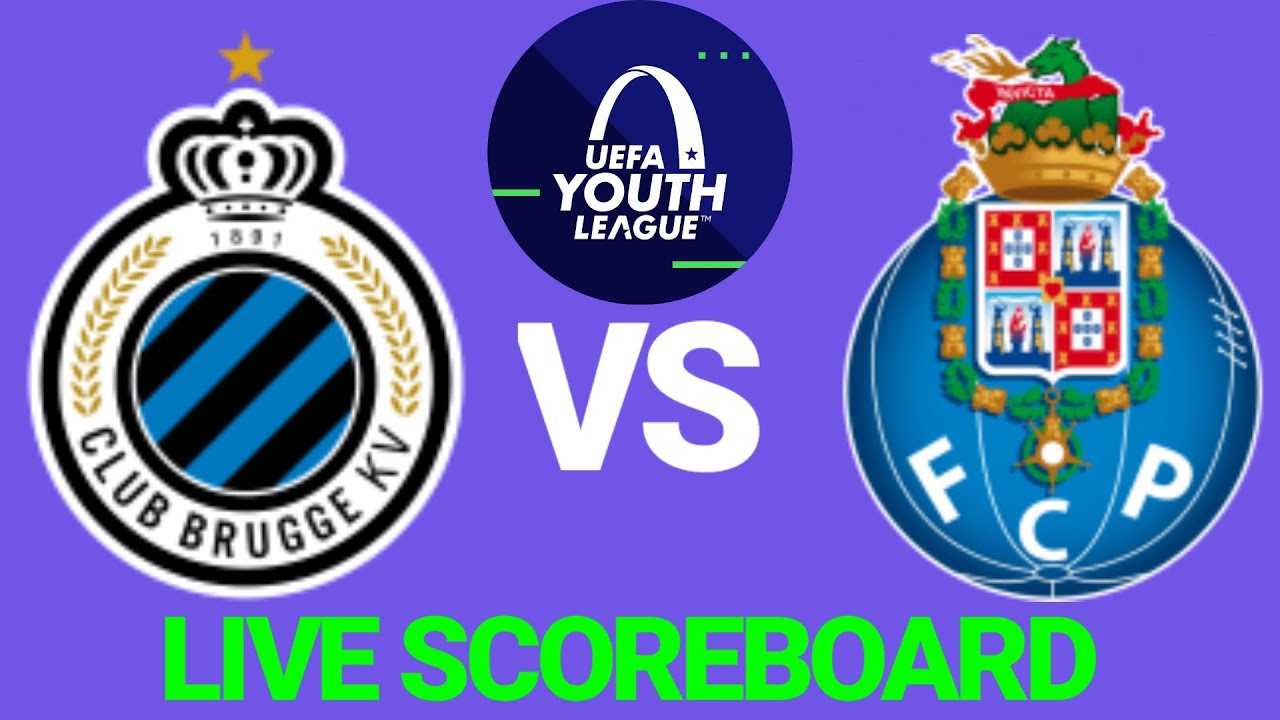 YOUTH LEAGUE AO VIVO: siga o Club Brugge-FC Porto e o Tottenham