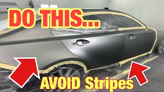 Car Painting: HOW TO Blend Difficult Metallics and Avoid Tiger STRIPES!