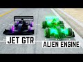 Formula JET Engine GTR vs Ferrari F1 X Alien Engine at Special Stage Route X