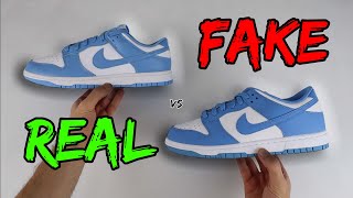 REAL VS FAKE! NIKE DUNK LOW UNC COMPARISON!