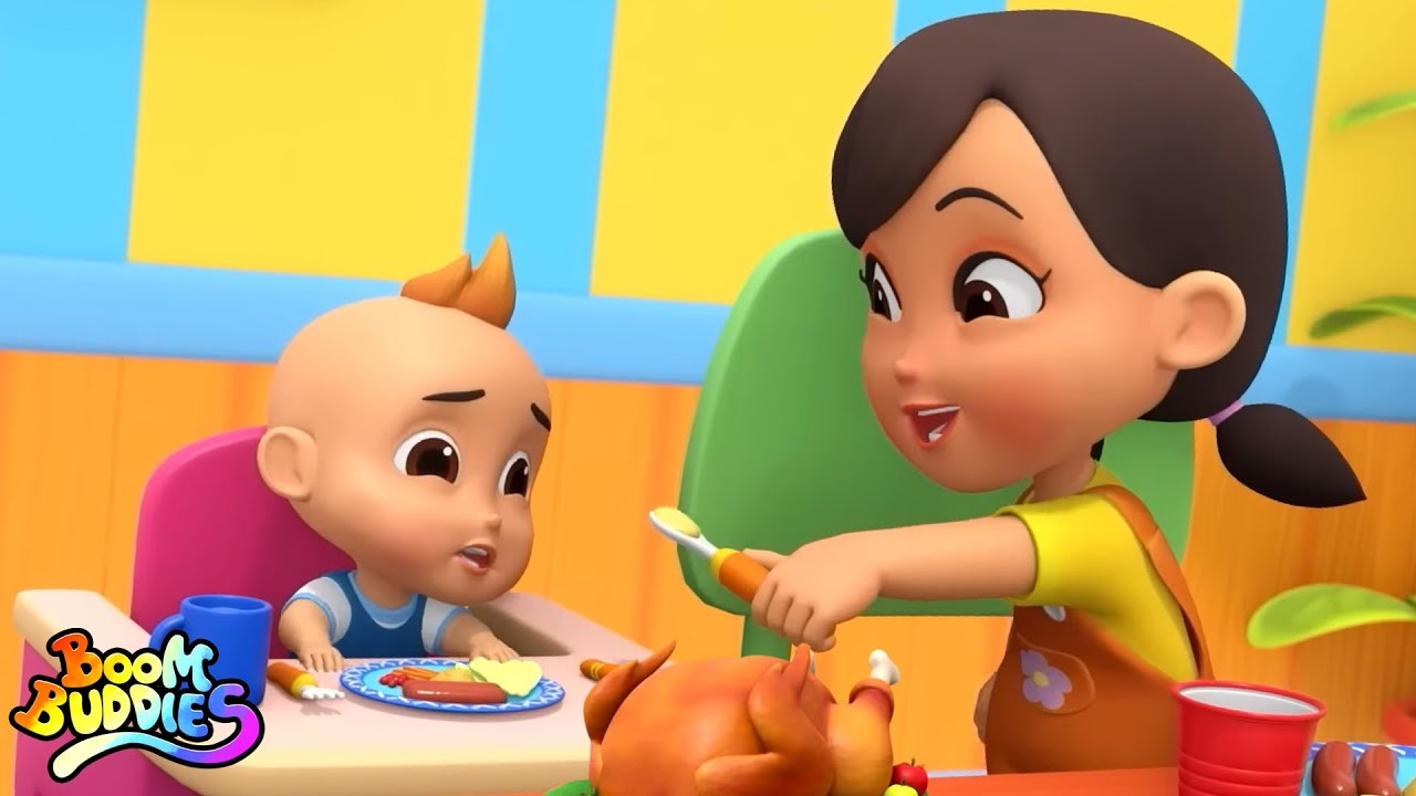 Canción de No escabullir comida 🍔 Rimas infantiles y canciones infant