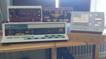 Blinkenlights party: PiDP-1, PiDP-8, PiDP-10, PiDP-11