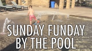 sunday funday by the pool