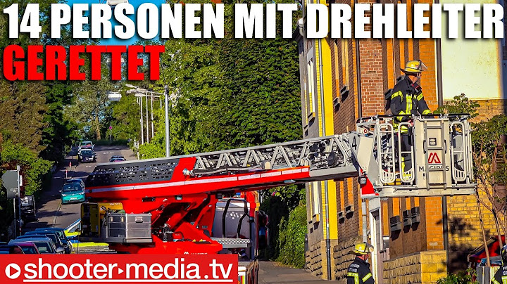 🚨  2. Alarm: 14 Personen mit Drehleiter gerettet 🚨 | 🚒  Kellerbrand in Unterkunft 🚑