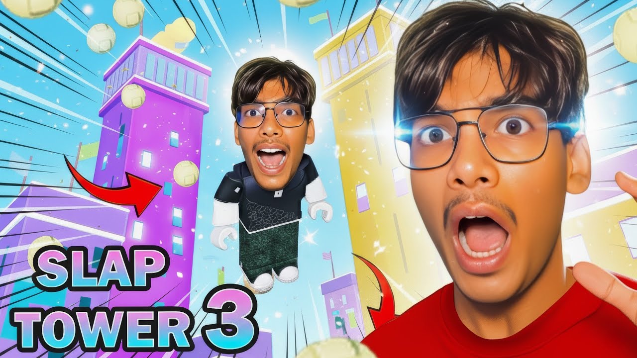 “I Tried Surviving SLAP TOWER 3… Big Mistake 😬 | Roblox”