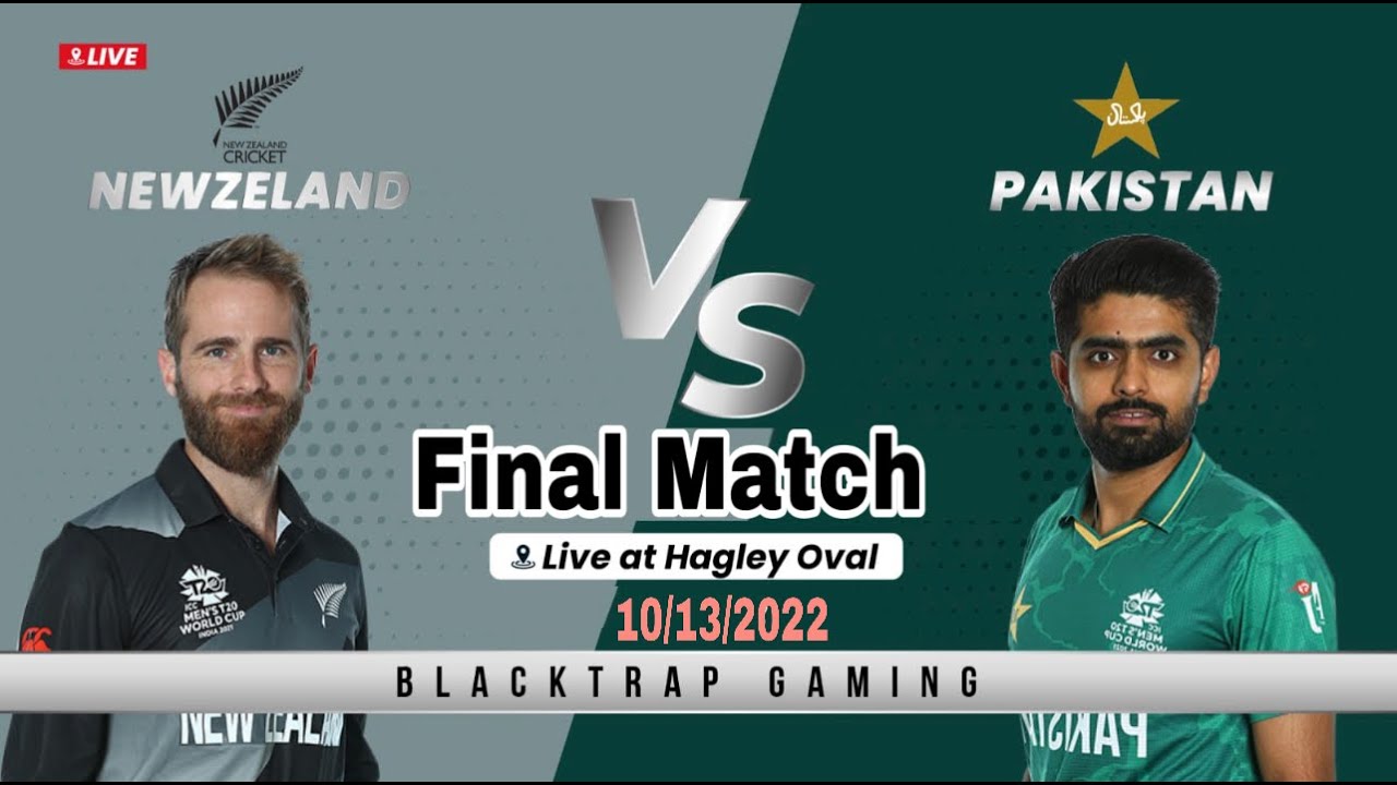 PAK vs NZ final t20 Match at Christchurch, October 13, 2022 New