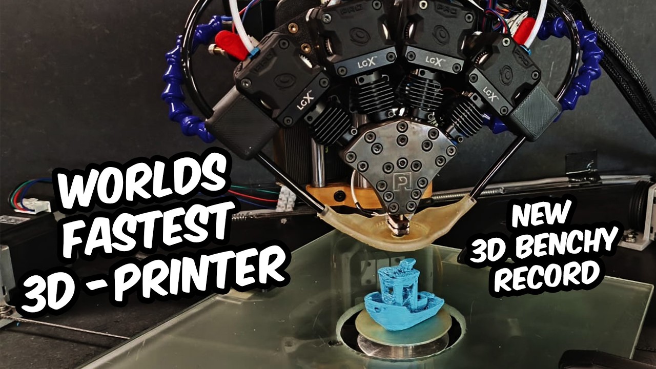 3D-Benchy Speedrunning Any% on Worlds Fastest 3D Printer (Minuteman Episode 17)