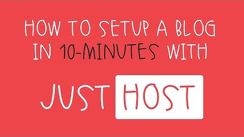 How to Start a Wordpress Blog with JustHost in 10 minutes - Free Tutorial