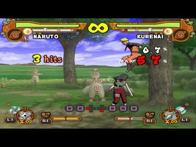 لعبة Naruto Shippuden Ultimate Ninja 5 على محاكي PCSX2 