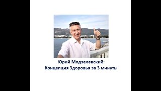 Концепция здоровья за 3 минуты