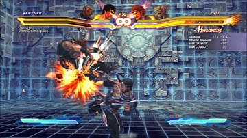 Street Fighter X Tekken 2013 - "Cross Assault Series" -  Raven/Law (616 Damage)