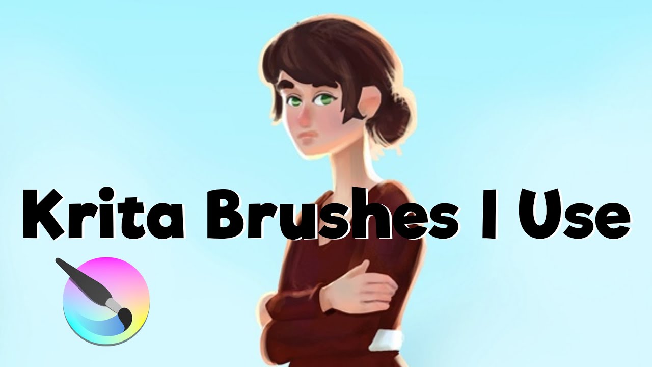 Krita brushes I use YouTube