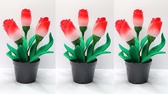 Ide Kreatif Bunga Tulip dari BOTOL PLASTIK BEKAS calpico | Plastic Bottle Craft - Durasi: 14.56. 