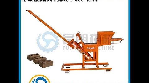 FL1-40 interlocking brick making machine