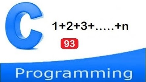 C program to find the sum of first N natural numbers | My favourite channel @SlideHuntArt