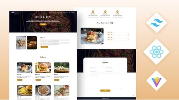 Responsive Restaurant Website Design Using React || Vite || Tailwind css