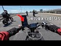 Six 72v ariel rider xclasses meets surron and monday anza