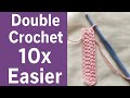 How to DOUBLE CROCHET 🧶