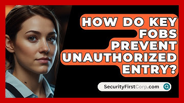 How Do Key Fobs Prevent Unauthorized Entry? - SecurityFirstCorp.com