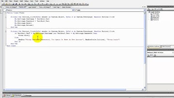 Visual Basic 2008 - Login System [HD]