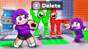 I Used The New DELETE HAMMER To Delete MY FRIENDS Brainrots…