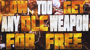 HOW TO GET UNLIMITED WEAPON BRIBES AND SUPPLY DROPS - Free DLC Weapons